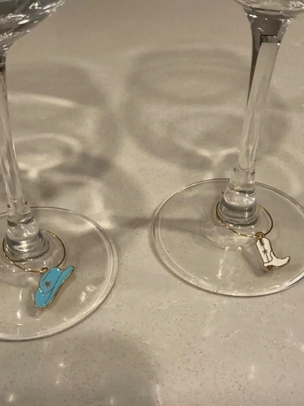 Coastal Cowgirl Wine Charms Set of Two